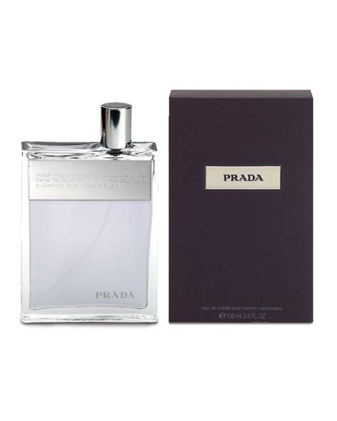 prada amber homme eau de toilette spray 100ml|prada pour homme intense.